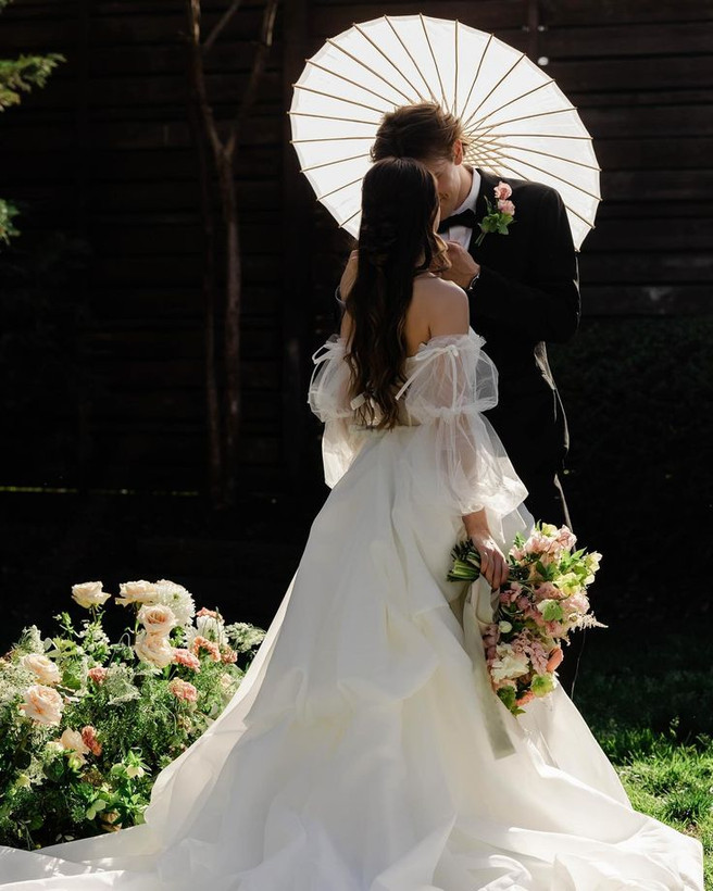 چتر کاغذی وارداتی اکسسوری رویایی برای عکاسی