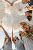 چتر کاغذی وارداتی اکسسوری رویایی برای عکاسی